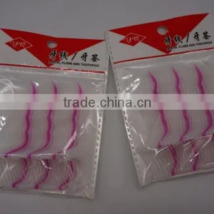 Disposable Natural Bulk Dental Floss Pick thumbnail-1