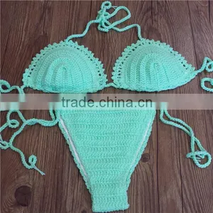 Crochet Cream Swimwear thumbnail-1