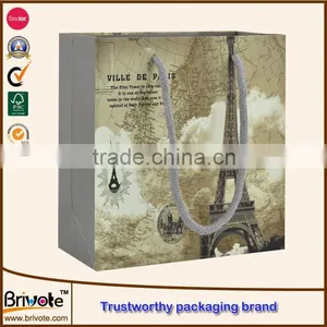 Jeans Packaging Paper Shopping Bag Coffee Bags With Valves/top Quality Paper Shopping Bag/printing Shopping Paper Bag thumbnail-1