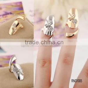Hot French Design Personalized Women Gold and Silver Alloy Finger Rings thumbnail-1