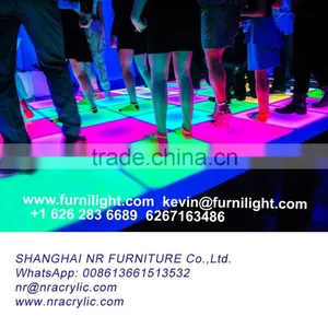 High Quality Fancy DMX Led Dance Floor Rechargeable thumbnail-5