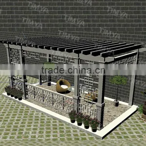 Outdoor Steel Party Tent Canopy Garden Oasis Bay Window Gazebo thumbnail-6