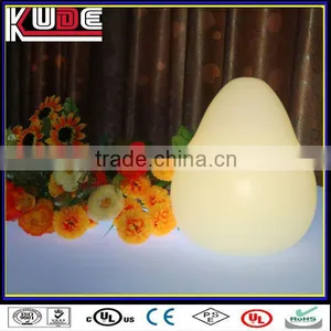 LED Illuminous Furniture Coloful Ceramic Pear Decoration/furniture Plastic Decoration/decoration Pear Kitchen Decoration thumbnail-1