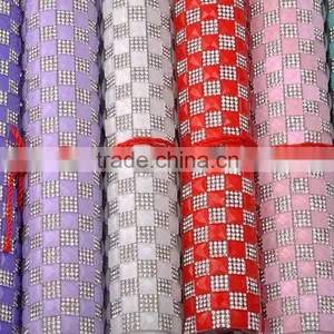 Opal Color Crystal Square Stone Setted Adhesive Sheets for DIY Use Lady Purse thumbnail-1