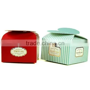 Cute Stripe and Heart Wedding Paper Box thumbnail-2