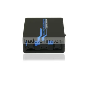 SPDIF/TOSLINK 3x1Digital Audio Switcher With IR Remote thumbnail-2