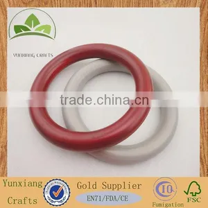 Soild Wooden Fitness Ring Wooden Gym Ring thumbnail-1