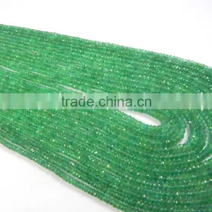 Beautiful Multi Strand Topa Quality Emerald Beads Neacklacer Antique Look 13 Strand Necklace thumbnail-1
