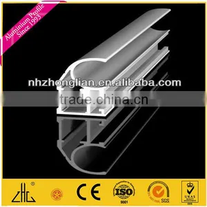 Wow!! Wardrobe Aluminium Furniture Profiles Guangzhou Foshan Factory/anodized Foggy Silver Aluminium Profile for Window and Door thumbnail-1
