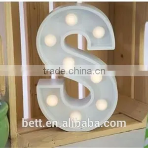Battery Operated Marquee Letters Light Y With 7pcs White Round Bulb thumbnail-6