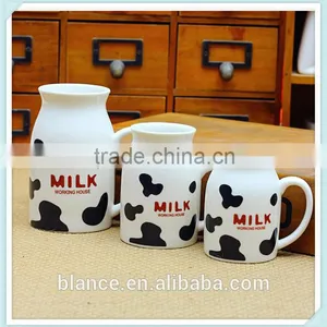 Ceramic Family Milk Cup in Set of 3 Milk Mug thumbnail-1