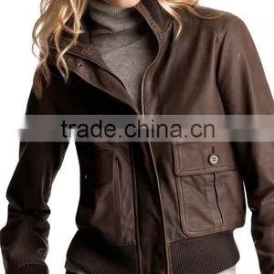Leather Bomber Jacket/baseball Jacket/bomber Varsity Jacket thumbnail-1