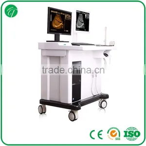 Portable Digital 15" LCD Trolley Ultrasound Scanner Price With Workstation thumbnail-1