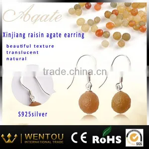 Precious Handmade Jewelry Natural Stones Xinjiang Agate Crystal Stone thumbnail-3