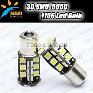 2x Car Led P21w S25 Ba15s 1156 30 Led 5050smd Canbus Led Turn Signals Light Bulb Lamp 12V White Yellow Red thumbnail-1