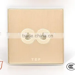 Hot Sale Electrical Double TV Socket 2 Gang TV Socket thumbnail-4