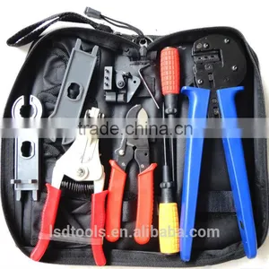 A-K2546B-2 MC4 Solar Crimping Tool Kits for 2.5mm2/4mm2/6mm2 Solar Cable, With Crimping/Stripping Tool thumbnail-1