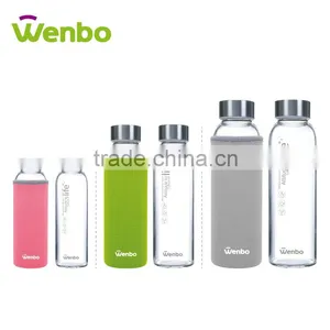 Promotional 250-750ml Sports Glass Water Bottle thumbnail-1