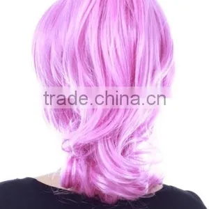 Colorful Multi Red Pink Cute Tassels Synthetic Anime Wig Japanese Hot Cosplay Wig With Horsetail thumbnail-3