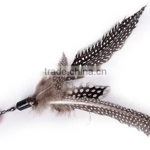 Cheap Small MOQ Fancy Cat Products Feather Cat Toy & Cat Teaser Stick Toy thumbnail-3