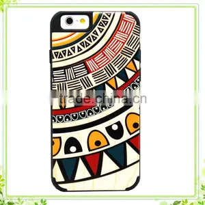 Custom Colorful Design Wood PC Cover Phone Cases For IPhone6 Case thumbnail-2