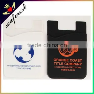 3m Adhesive Sticker Silicone Smart Wallet,silicone Card Holder for Cell Phone thumbnail-4
