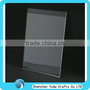 Wall Mounted Acrylic Selling Poster Holders, Clear Wall Poster Holder thumbnail-1