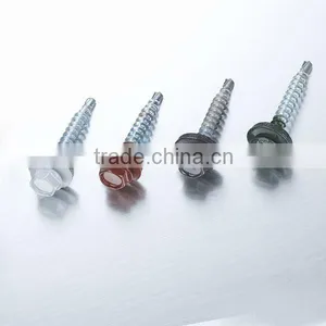 Roofing Screw Hex Washer Head Self-Drilling Screws With Colors Painted thumbnail-1