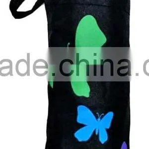 2017 New Beautiful Colorful Butterfly Printing Automatic 3 Fold Colour Changing Portable Umbrella thumbnail-2
