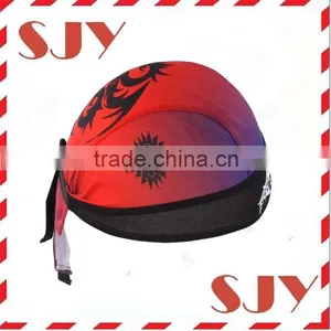 100%Polyester Custom Printing Quick-Dry Racing Bicycle Caps thumbnail-3