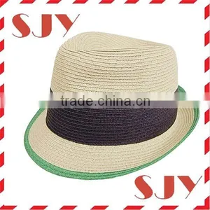 Children Straw Hats Fashion Mesn Floppy Beach Hats thumbnail-3