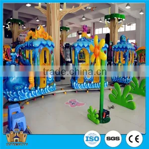 2016 New Product Used Amusement Park Rides Elephant Track Train For Kids / Adults thumbnail-6