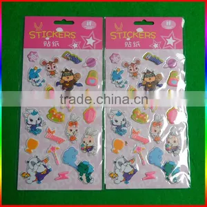 Rabbits Puffy Stickers Lovely for Kids thumbnail-3