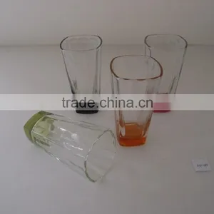 4PCS COLORFUL GLASS CUP SET thumbnail-1