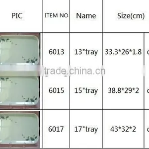 Melamine Rectangle Tray thumbnail-2