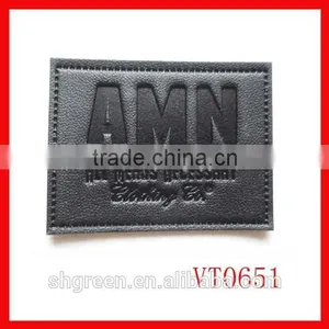 Men's Garment Black Leather Patch Manufacturer thumbnail-1