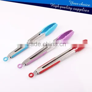 Kitchen Tongs and Red Silicone Stainless Steel Food Tongs thumbnail-2