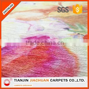 Floral Hotel Chenille Yarn Printed Carpet thumbnail-4