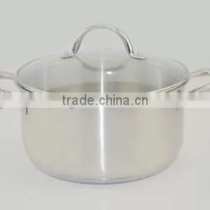 Ready Made Kitchen Cabinets 7pcs Stainless Steel Non-stick Cookware Set Clear Glass Lid Saucepan/casserole/non-stick Frypan thumbnail-4