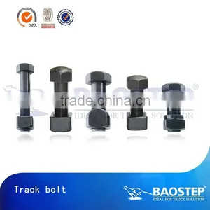 High Tensile Metric Shoulder Bolt Hex Head Track Bolt and Nut thumbnail-1