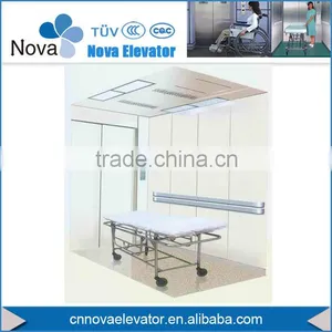 Hairline Stainless Steel Elevator for Hospital, Stale & Reliable & Large Load thumbnail-1