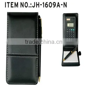 Standard Size pu Leather Portfolio Folder With Calculator thumbnail-3
