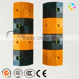 Portable Rubber Warning Speed Bumps thumbnail-1