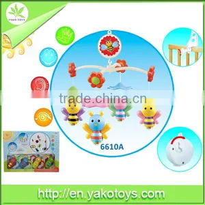 Newest and Fashion Ring Bell Hanging Toys Plastic Baby Ring Bell Rattle thumbnail-4
