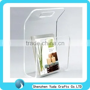 Clear Acrylic Brochure Rack,display Rack for Booklet,acrylic Leaflet Holder thumbnail-1