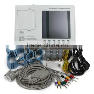 2015 New Portable Digital 3-channel Color Electrocardiograph ECG EKG Machine on Sale thumbnail-2