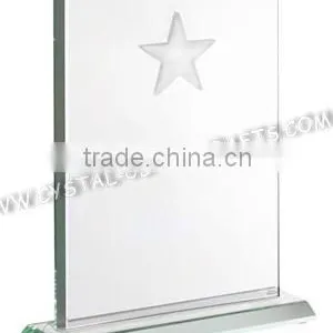 Top Selling Cheap Jade Glass Awrd Trophy Wholesale Sport Glass Trophy Promotional thumbnail-2