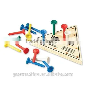 Triangle Peg Board Game thumbnail-1