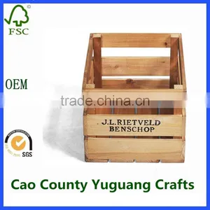 Cheap Wooden Apple Vegetable Storage Crates for Sale thumbnail-1