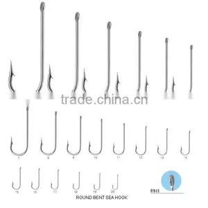 Round Bent Sea Hook for Fishing thumbnail-1